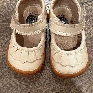 Livie & Luca Cream Mary Jane Shoes
